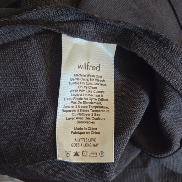 Aritzia Wilfred River Sleeveless Feminine Classy Romper in Black Size Small - Picture 15 of 15